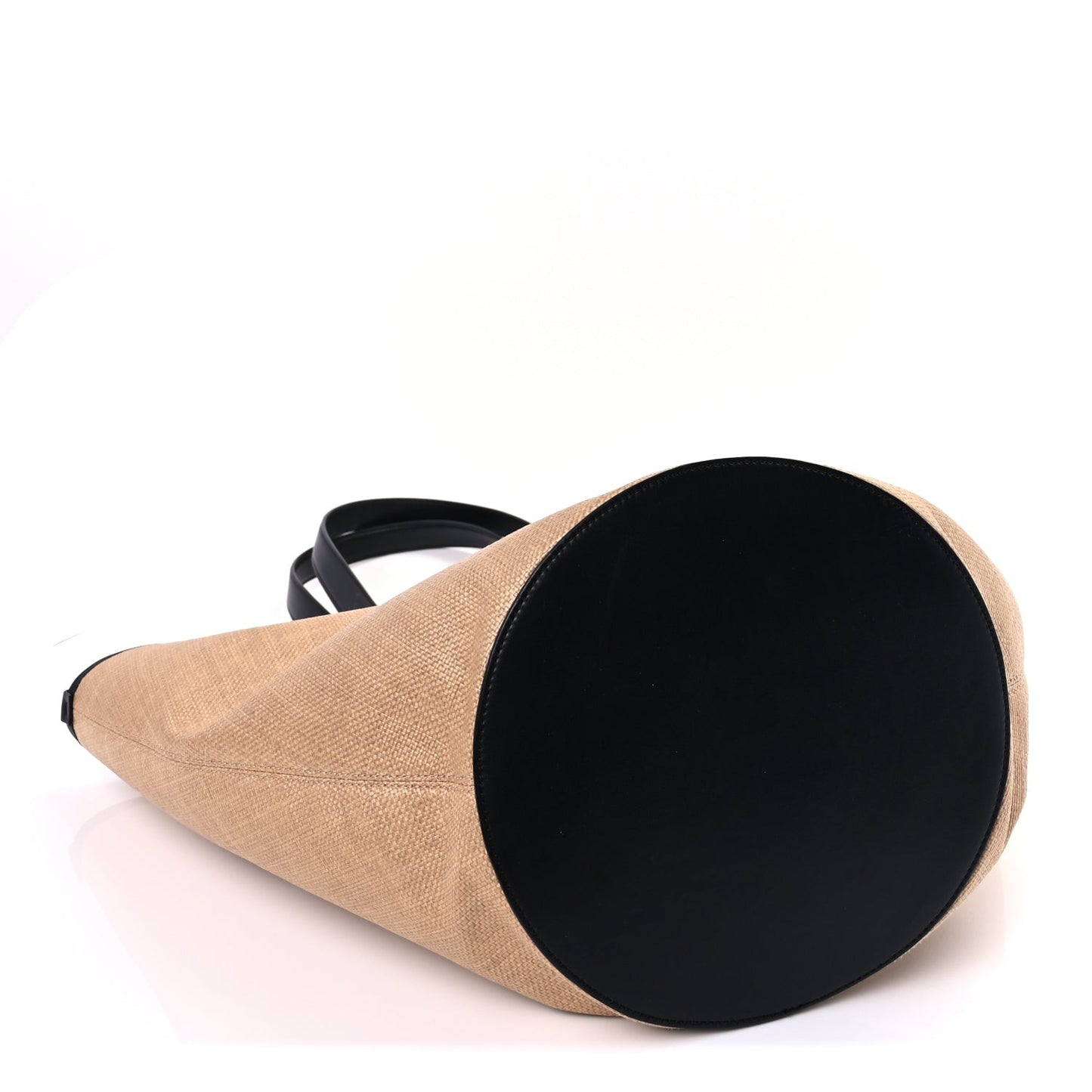 Raffia Calfskin The Bambola Ivory Black