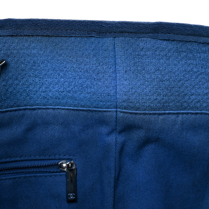 Chanel Canvas Medium Deauville Tote Blue 15 of 27
