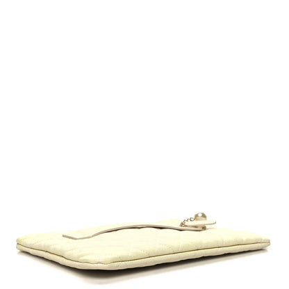 Chanel Iridescent Caviar Medium Night by the C Pouch Clutch White 4 of 11