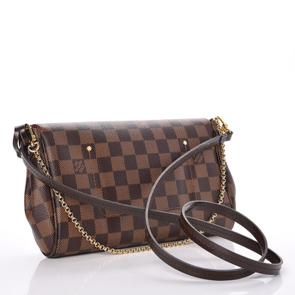 Louis Vuitton Damier Ebene Favorite MM 3 of 10
