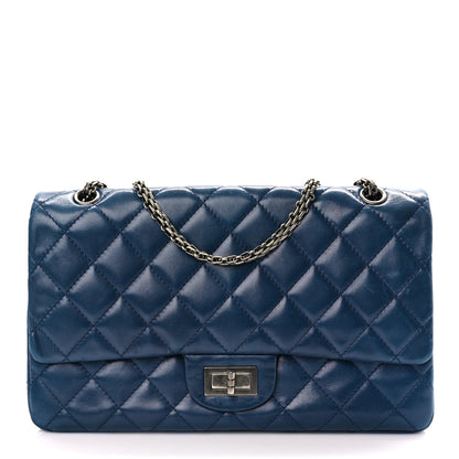 Chanel Lambskin Quilted 2.55 Reissue 226 Flap Blue 1 of 8