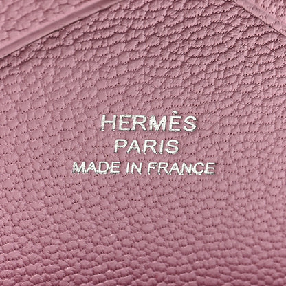 Hermes Chevre Mysore Calvi Duo Card Case Mauve Sylvestre 6 of 6