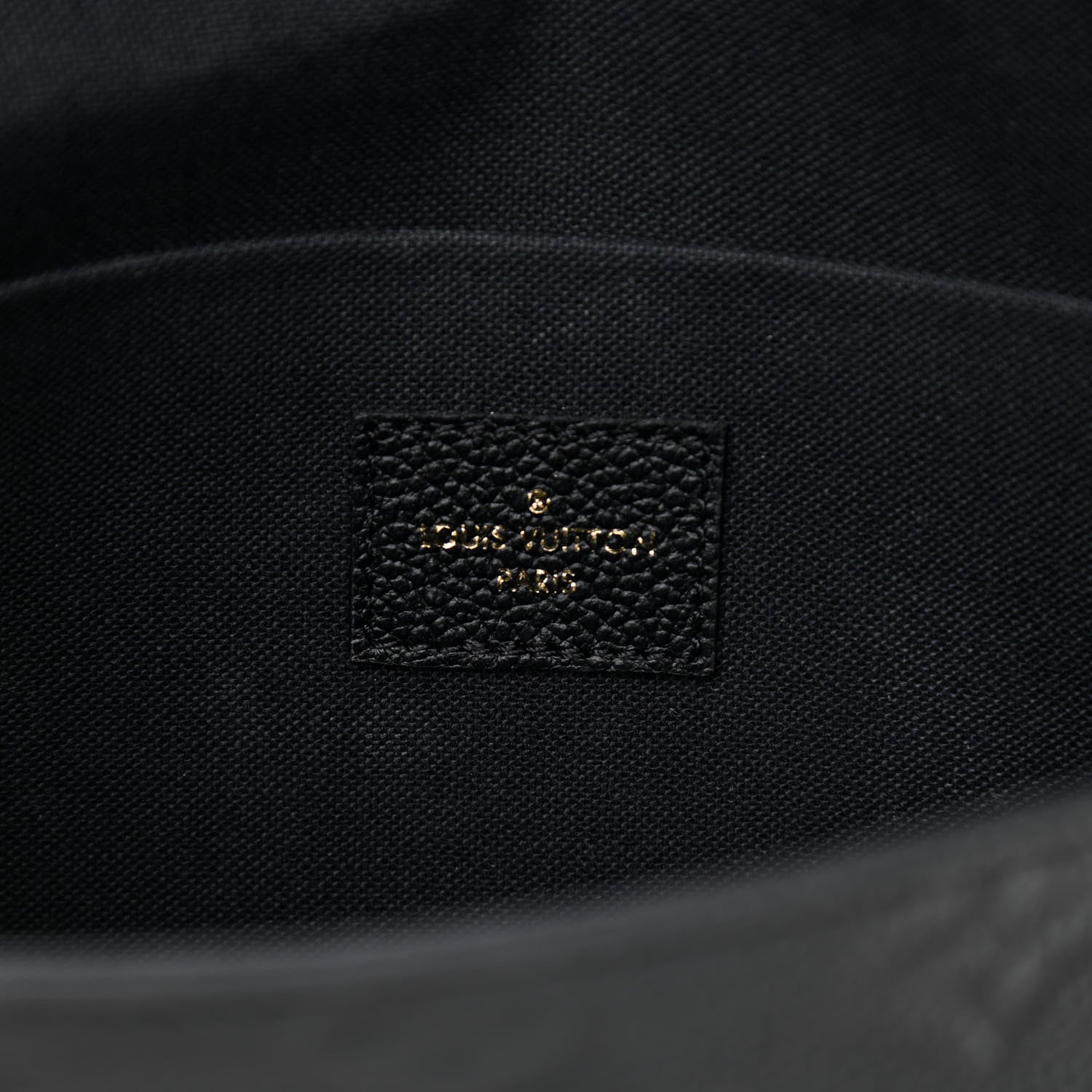 Louis Vuitton Empreinte Pochette Felicie Chain Wallet Black 6 of 9