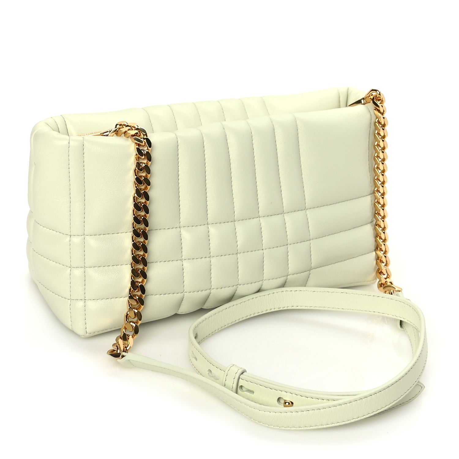 Burberry Lambskin Quilted Small Soft Lola Bag Pistachio 2 of 8