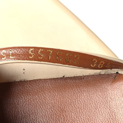 Saint Laurent Patent Calfskin 110 Opyum Sandals 38.5 Real Beige 6 of 14