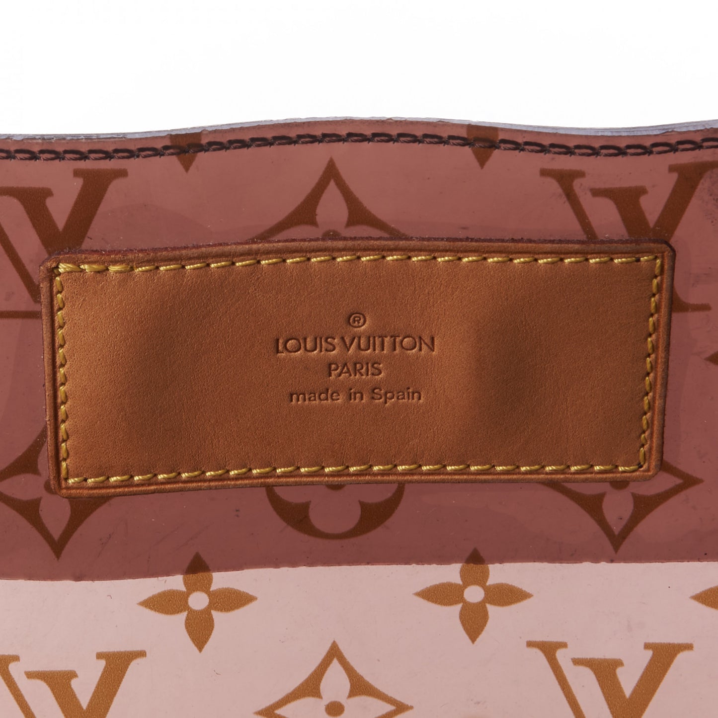 Vinyl Monogram Ambre Sac Cabas GM