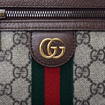 Gucci GG Supreme Monogram Web Mini Ophidia Messenger Brown 12 of 13
