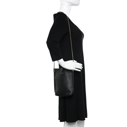 Saint Laurent Calfskin Mini Suzanne Hobo Black 2 of 11