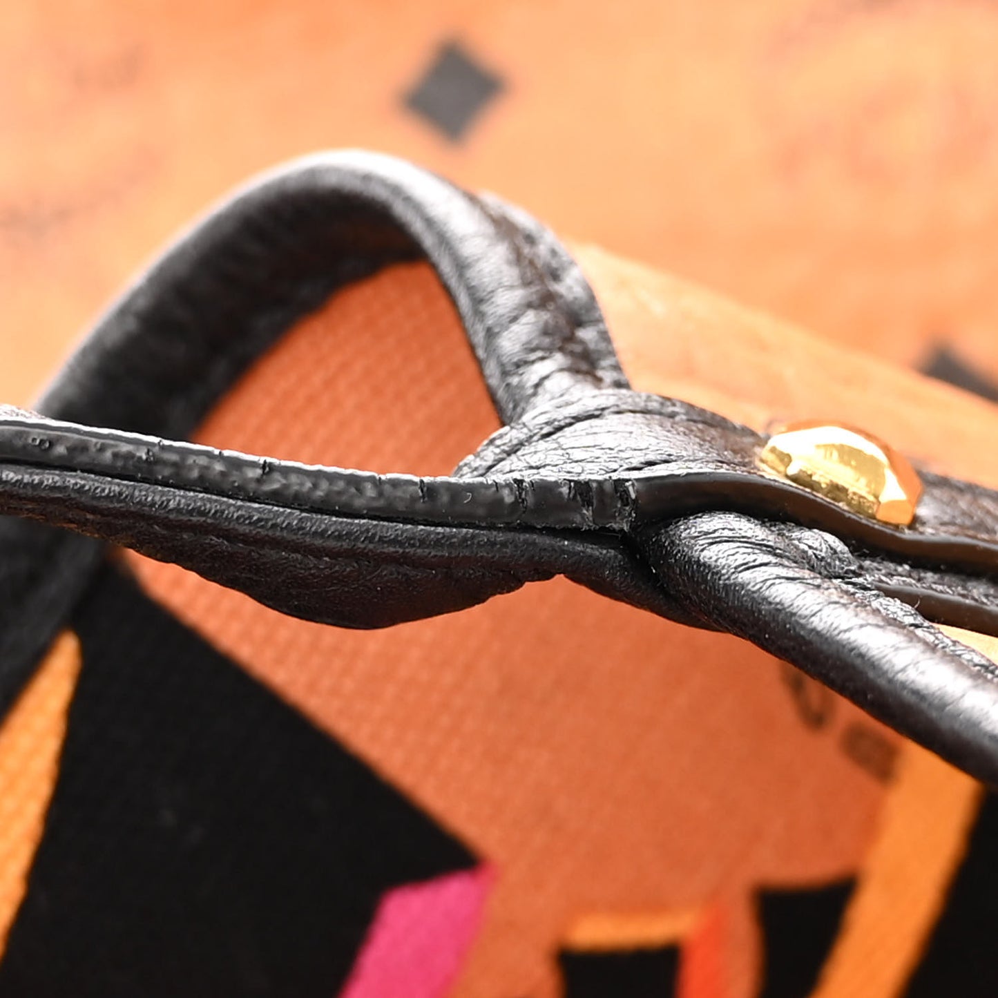 Visetos Medium Project Reversible Shopper Tote Cognac