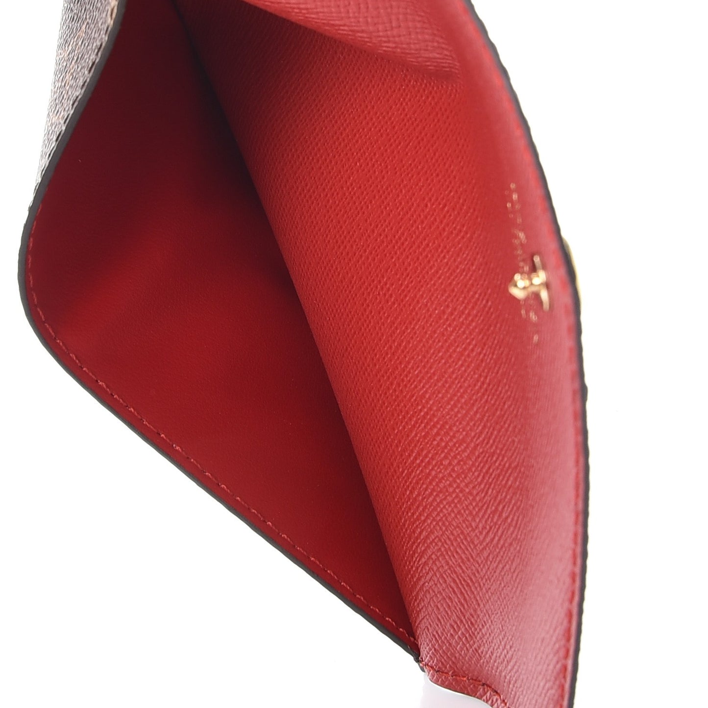 Monogram Daily Organizer Envelope Insert Red