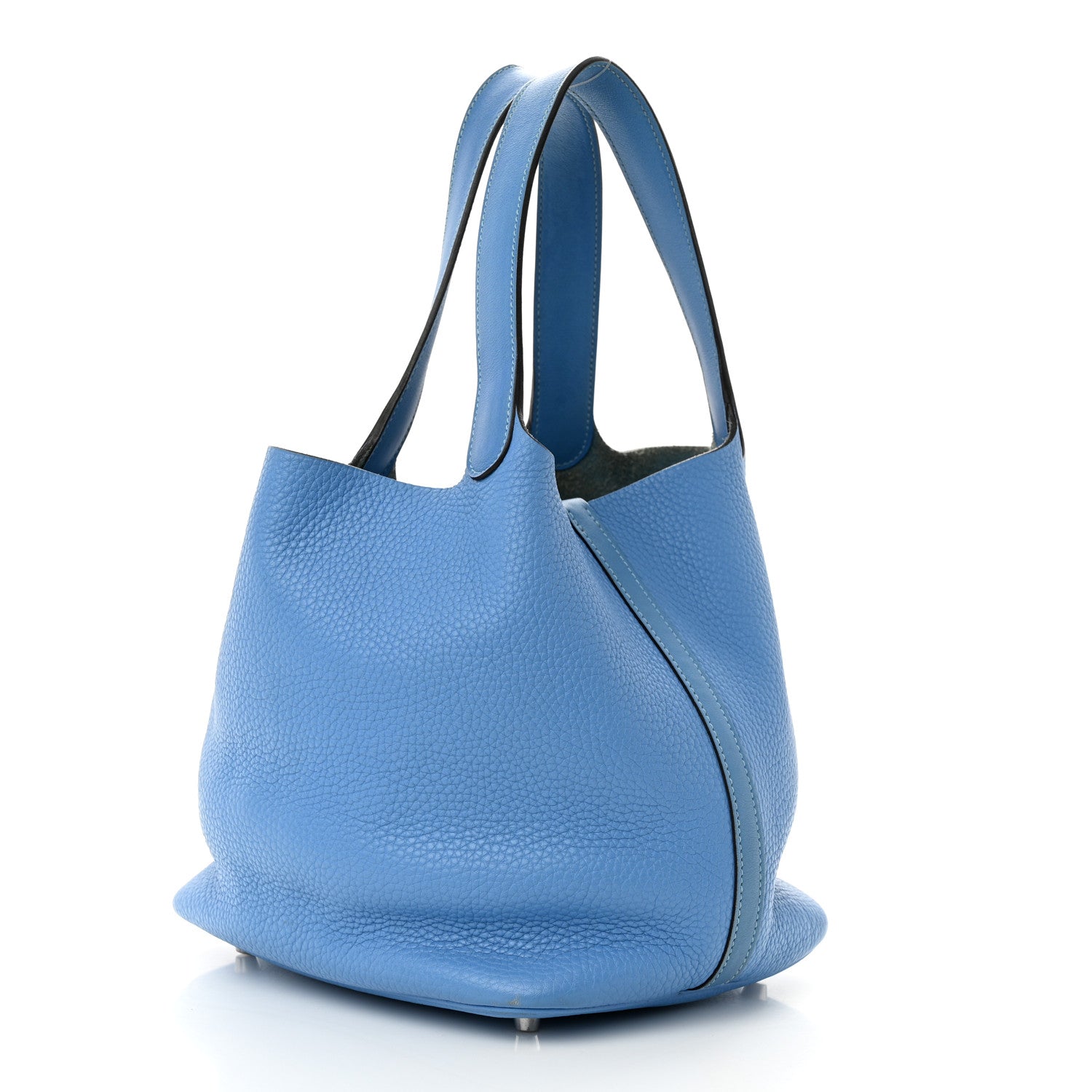 Hermes Taurillon Clemence Picotin Lock 22 MM Mykonos 3 of 14