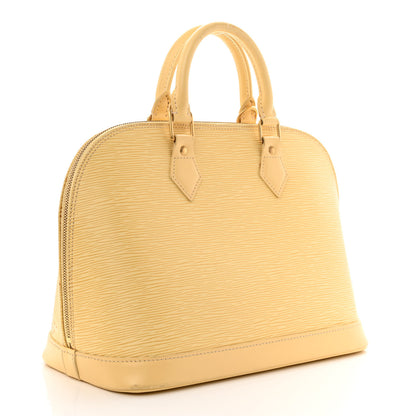 Louis Vuitton LOUIS VUITTON Epi Alma PM Vanilla 3 of 19