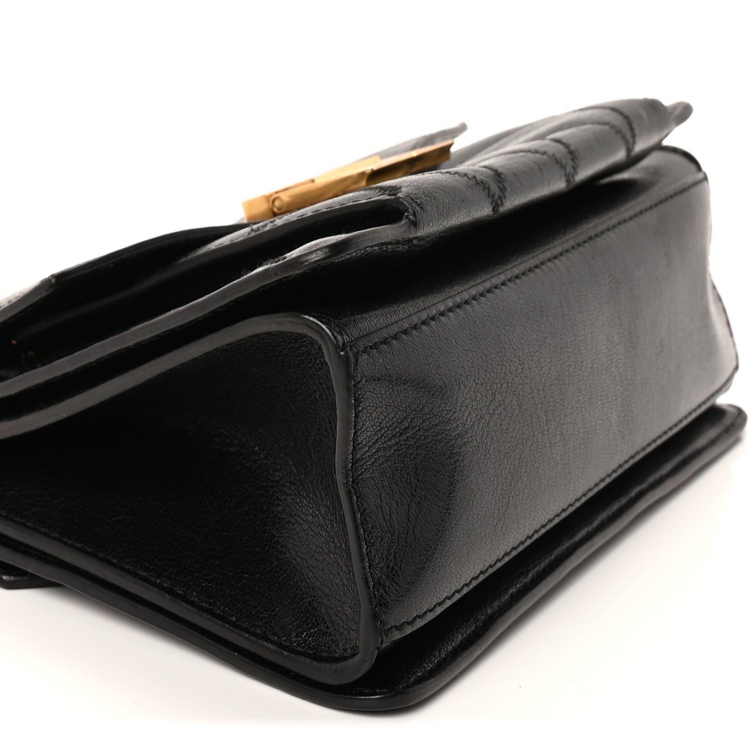 Givenchy Goatskin Quilted Small GV3 Shoulder Bag  Black 8 of 8