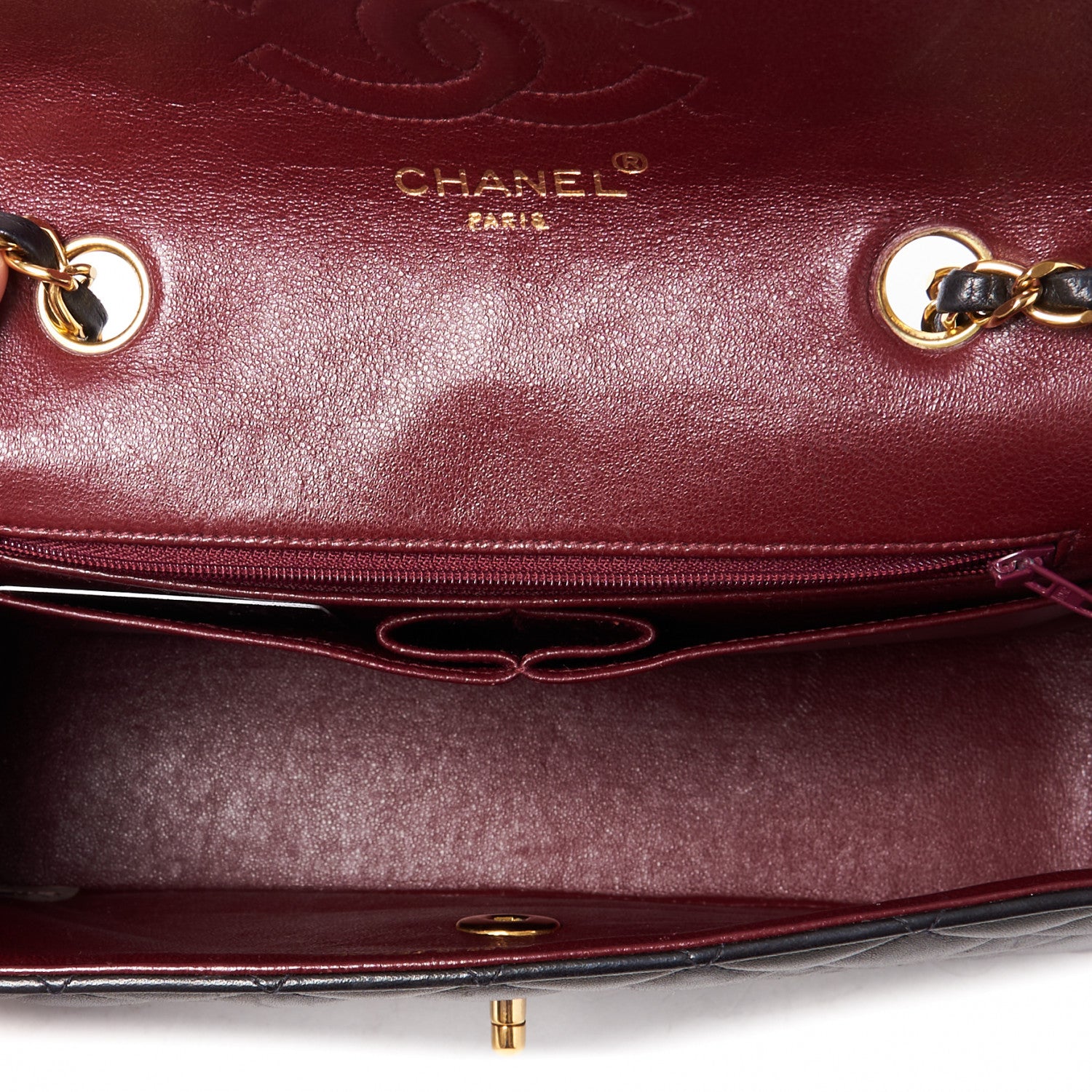 Chanel Lambskin Quilted Medium Single Flap Black 4 of 9