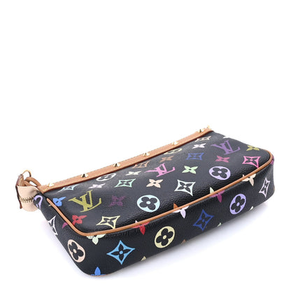 Louis Vuitton Monogram Multicolor Pochette Accessories  Black 3 of 7