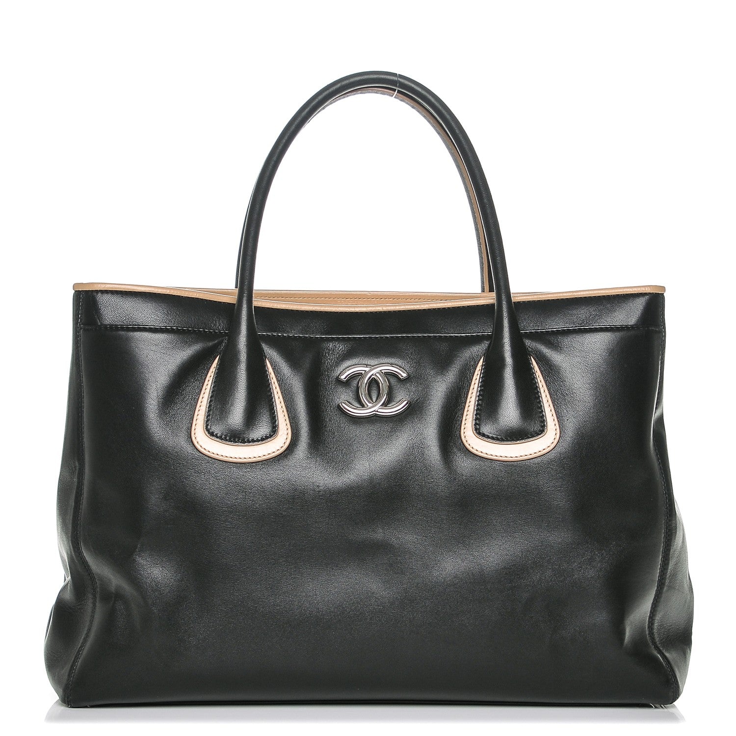 Chanel Lambskin Executive Cerf Shopper Tote Black 1 of 7