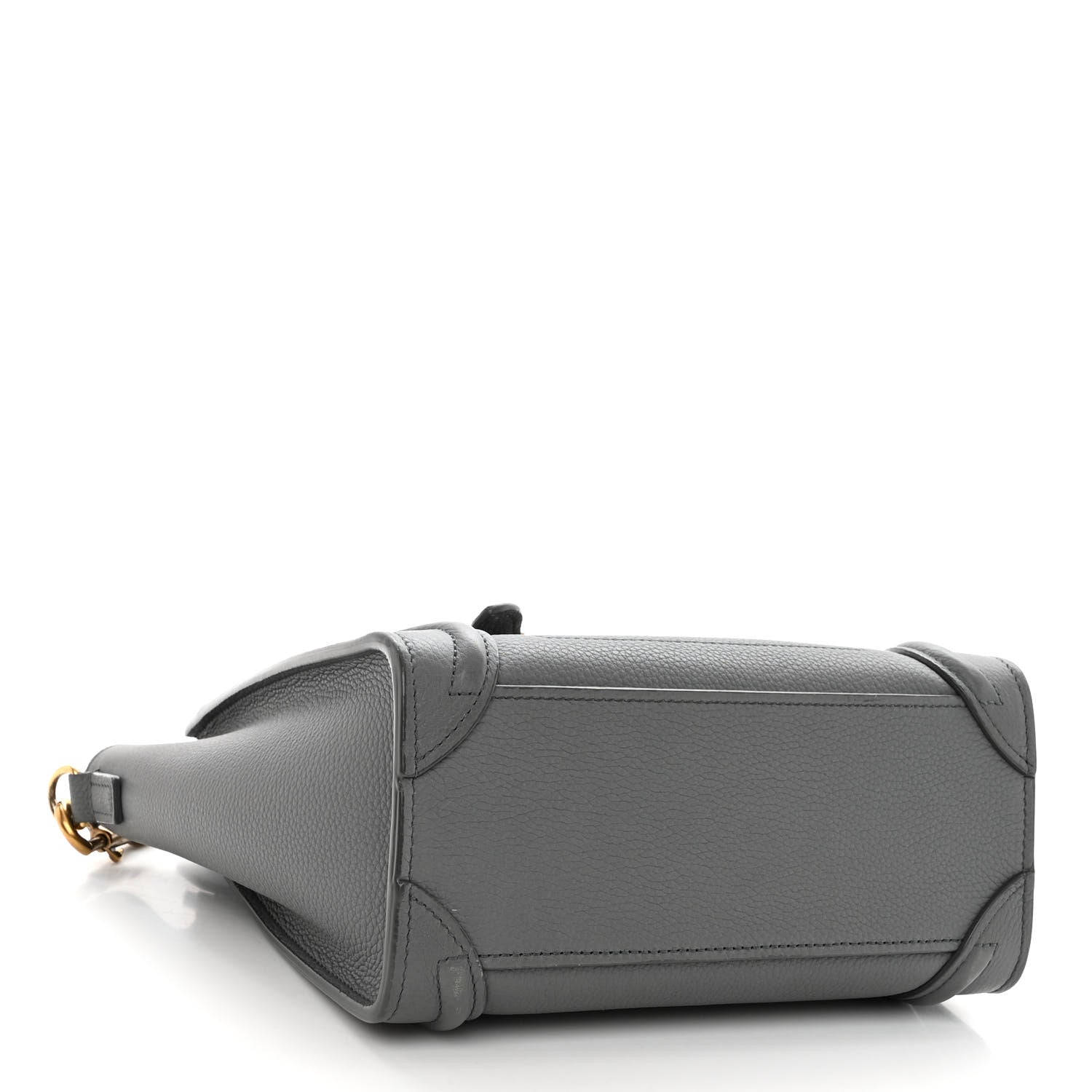 Celine Baby Drummed Calfskin Nano Luggage Kohl 4 of 9