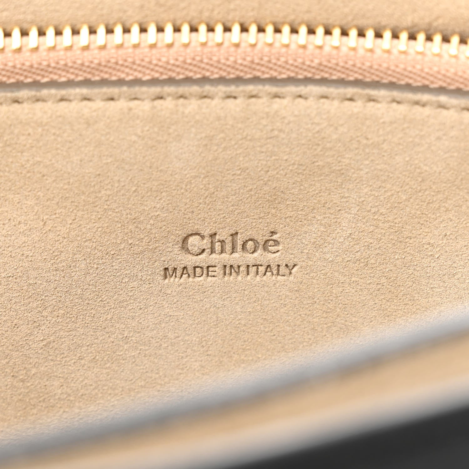 Chloe Suede Calfskin Medium Faye Shoulder Bag Black 5 of 12