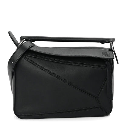 Loewe Calfskin Small Puzzle Bag  Black 1 of 7