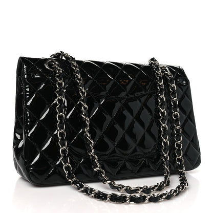 Chanel Patent Quilted Medium Double Flap Black 3 of 7