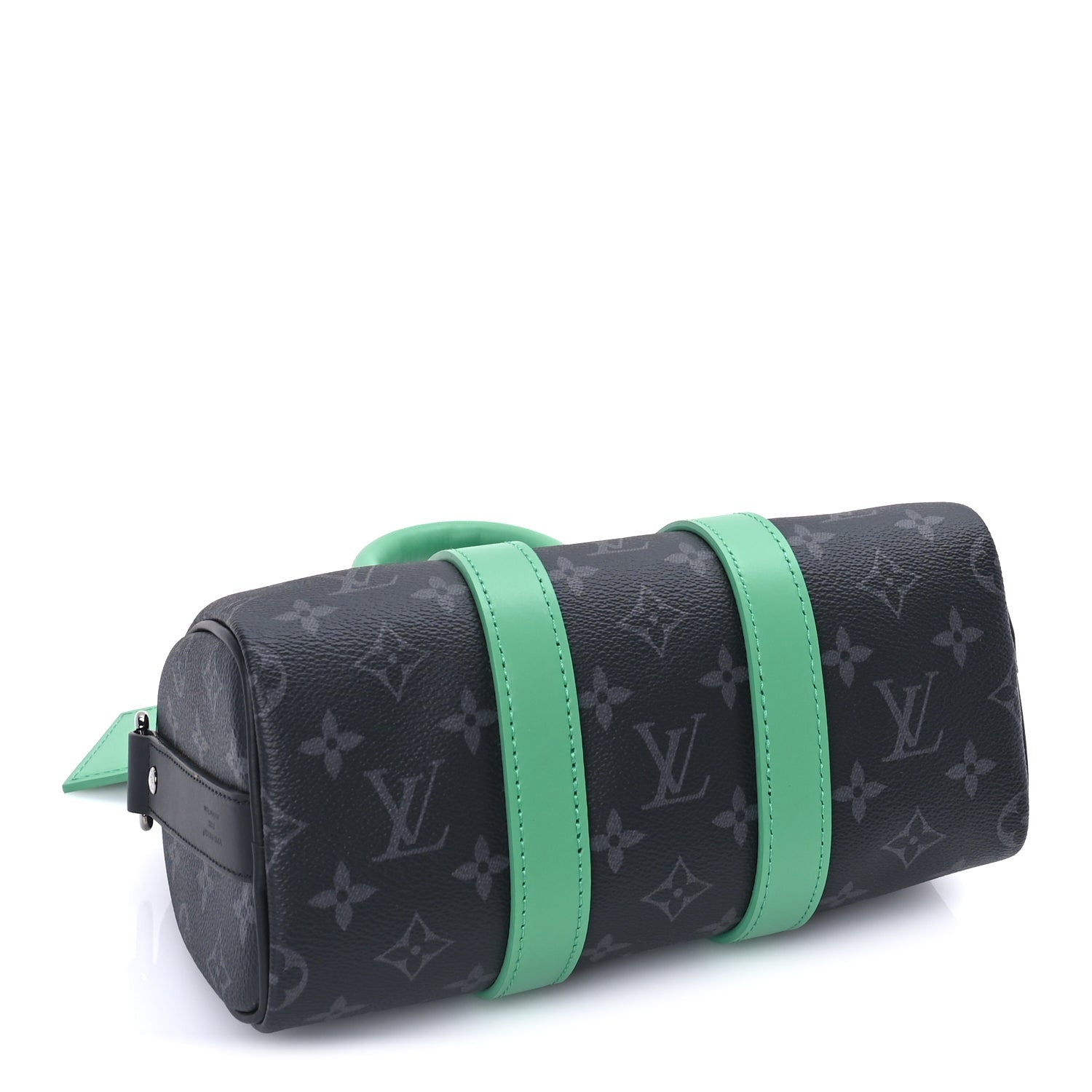 Louis Vuitton Monogram Eclipse Keepall Bandouliere 25 Minty Green Minty Green 3 of 7