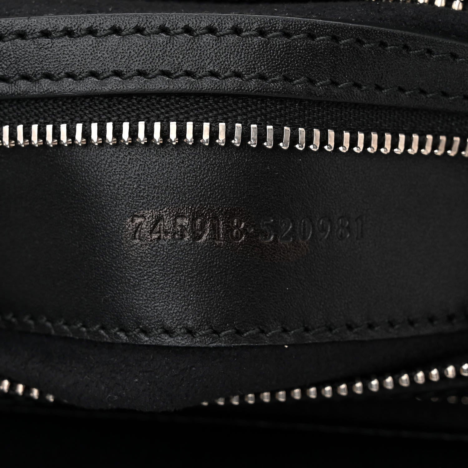 Gucci Calfskin Petite GG Small Tote Bag Black 7 of 10