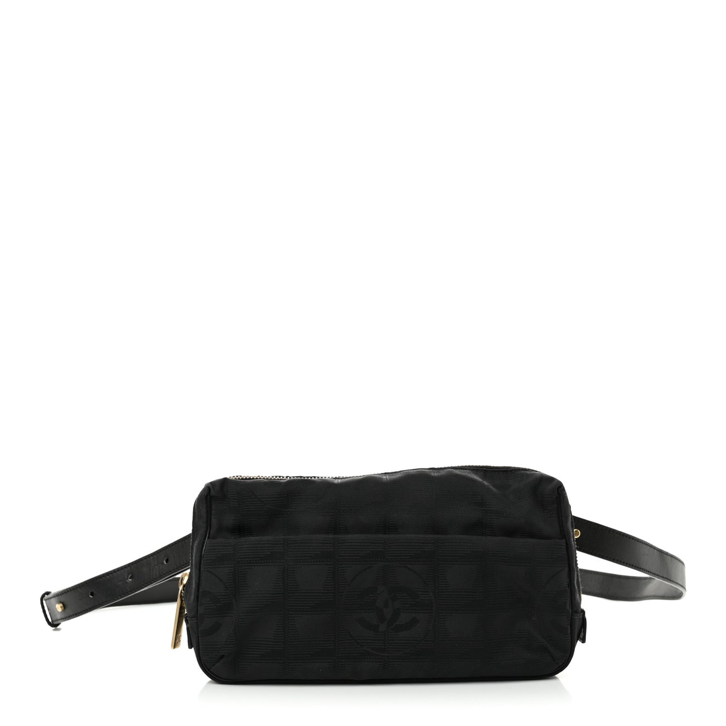 Nylon Sport Waist Bag Black