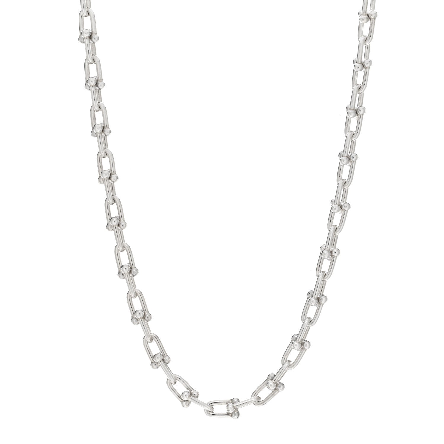 Tiffany Sterling Silver Medium HardWear Link Necklace 1 of 3
