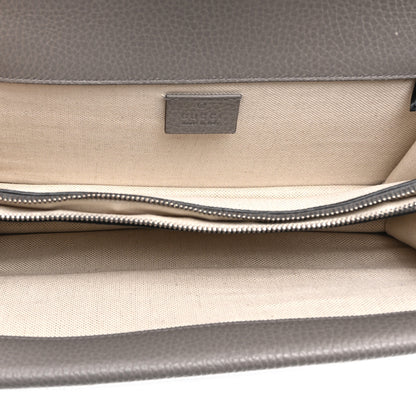 Gucci Pebbled Calfskin Small Dionysus Shoulder Bag Dusty Grey 5 of 12