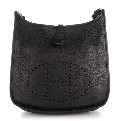 Hermes Taurillon Clemence Evelyne III PM Black 1 of 13
