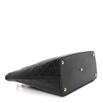 Gucci ssima Small Zippered Bucket Tote Black 4 of 7