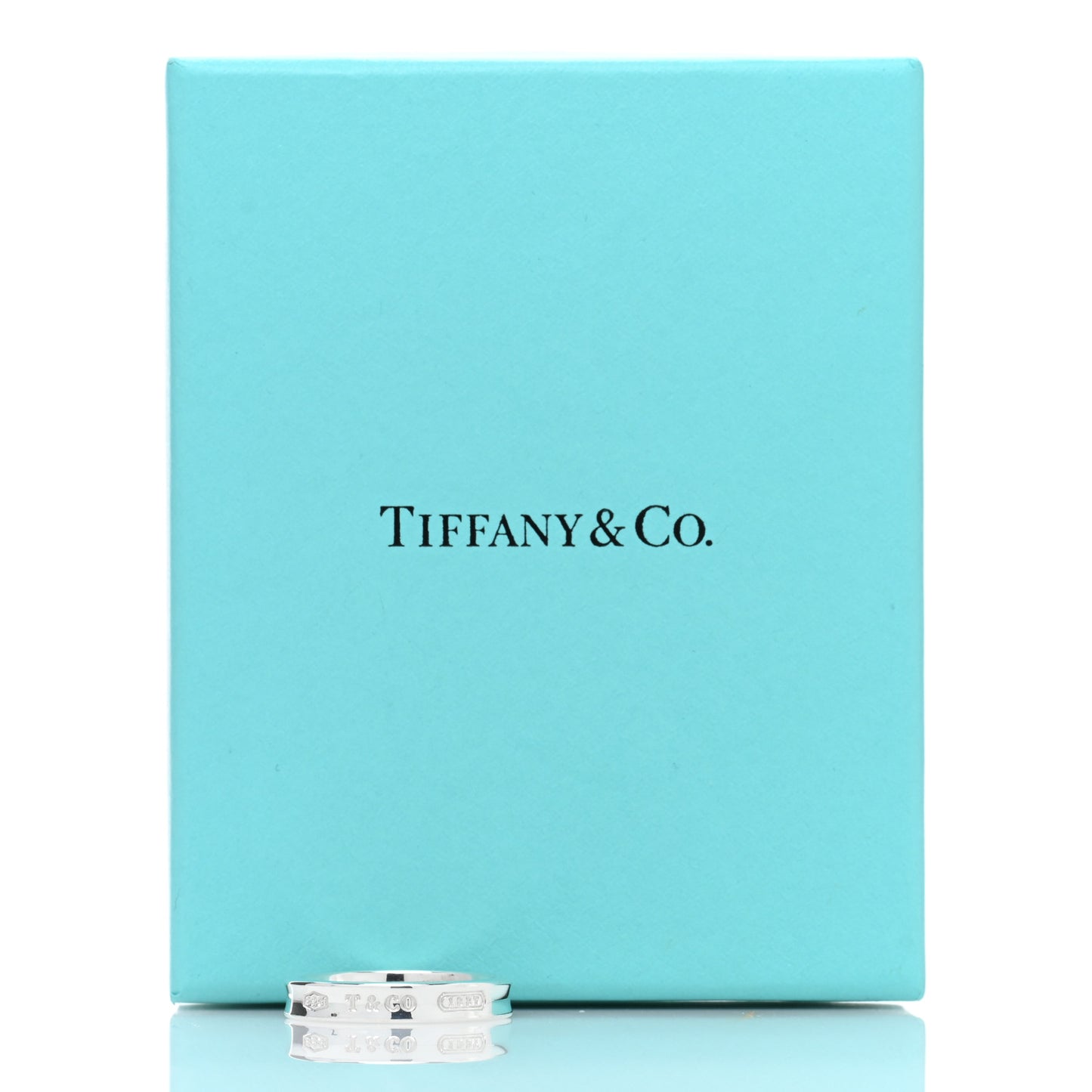 Sterling Silver Narrow 1837 Band Ring 60 9