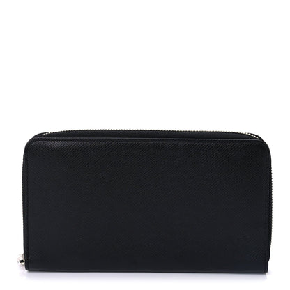 Louis Vuitton Taiga Zippy Organizer Wallet Black 1 of 7