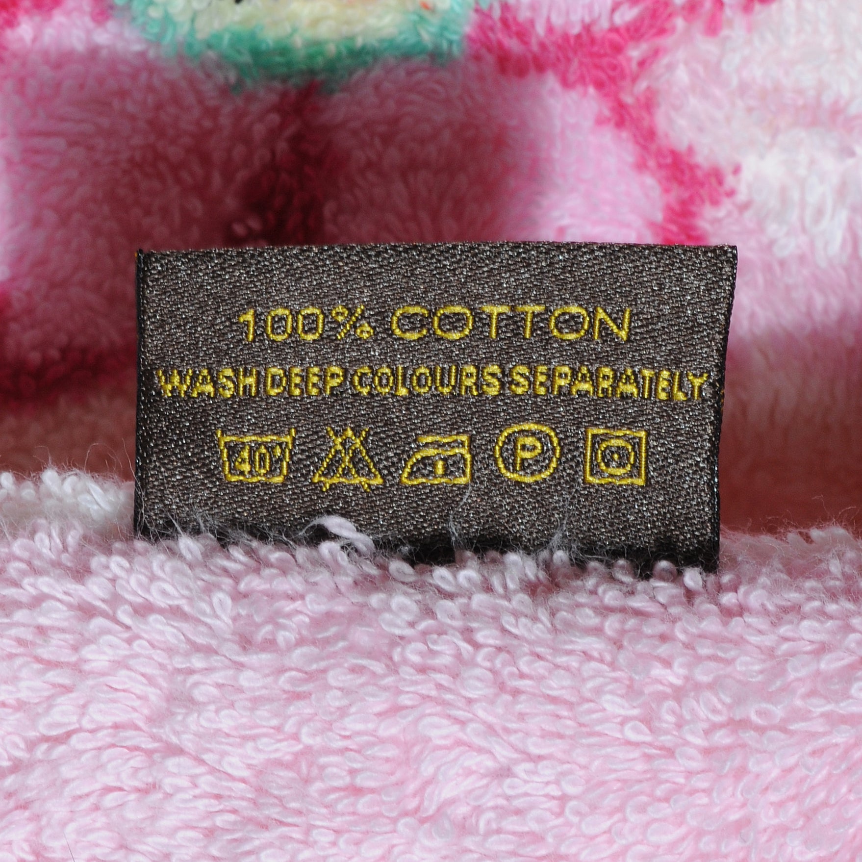 Louis Vuitton Cotton Monogram Cherry Blossom Towel Pink 6 of 6