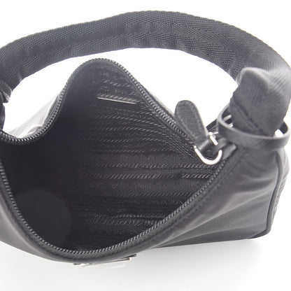 Prada Tessuto Nylon Mini Re-Edition 2000 Bag Black 5 of 8