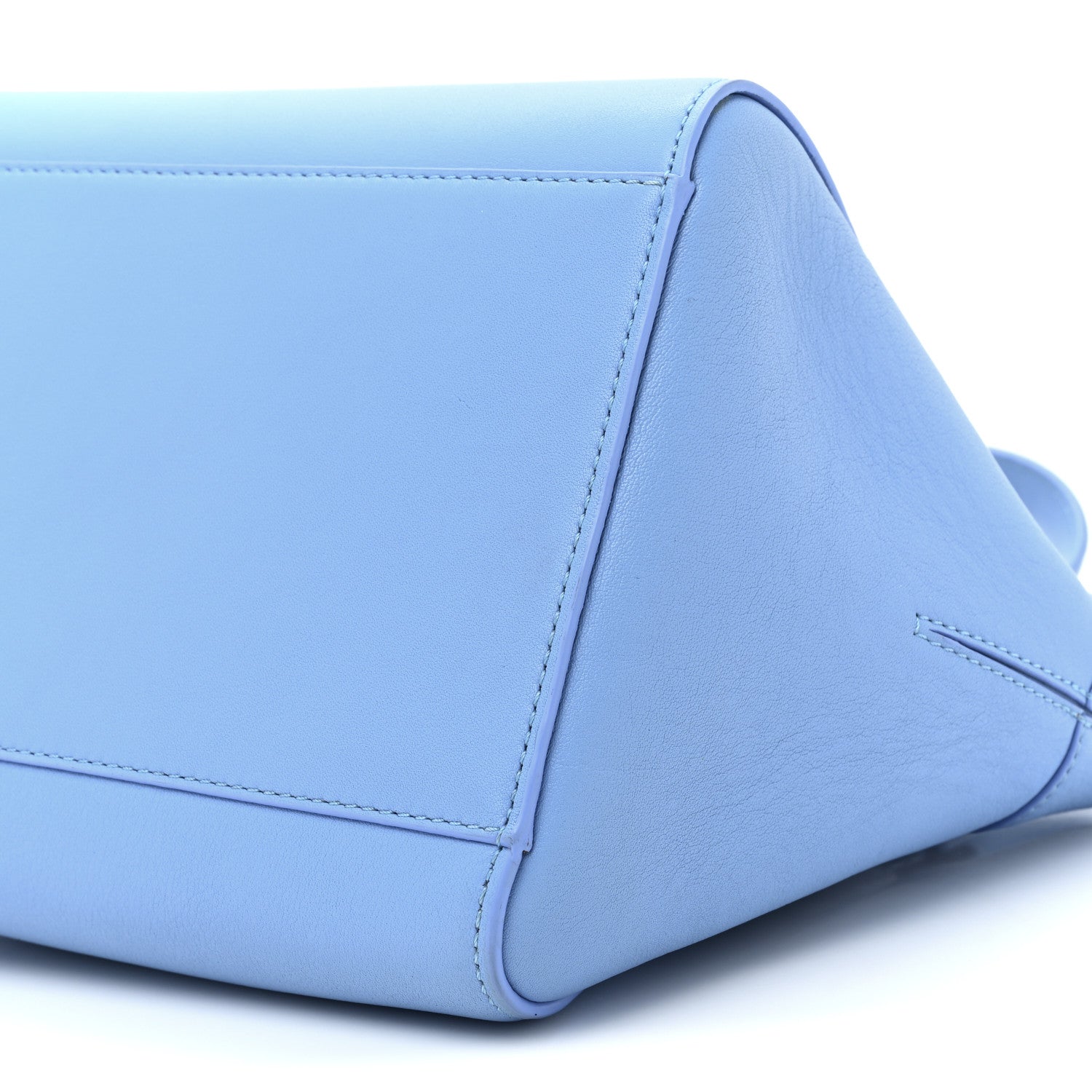 Loewe Calfskin Small Hammock Nugget Shoulder Bag Celestine Blue 8 of 10