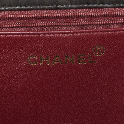 Chanel Lambskin Quilted Medium Single Flap Black 8 of 9
