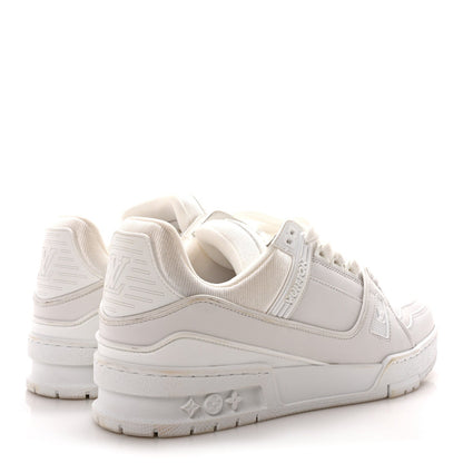 Louis Vuitton Calfskin Womens LV Trainer Sneakers White 5 of 7