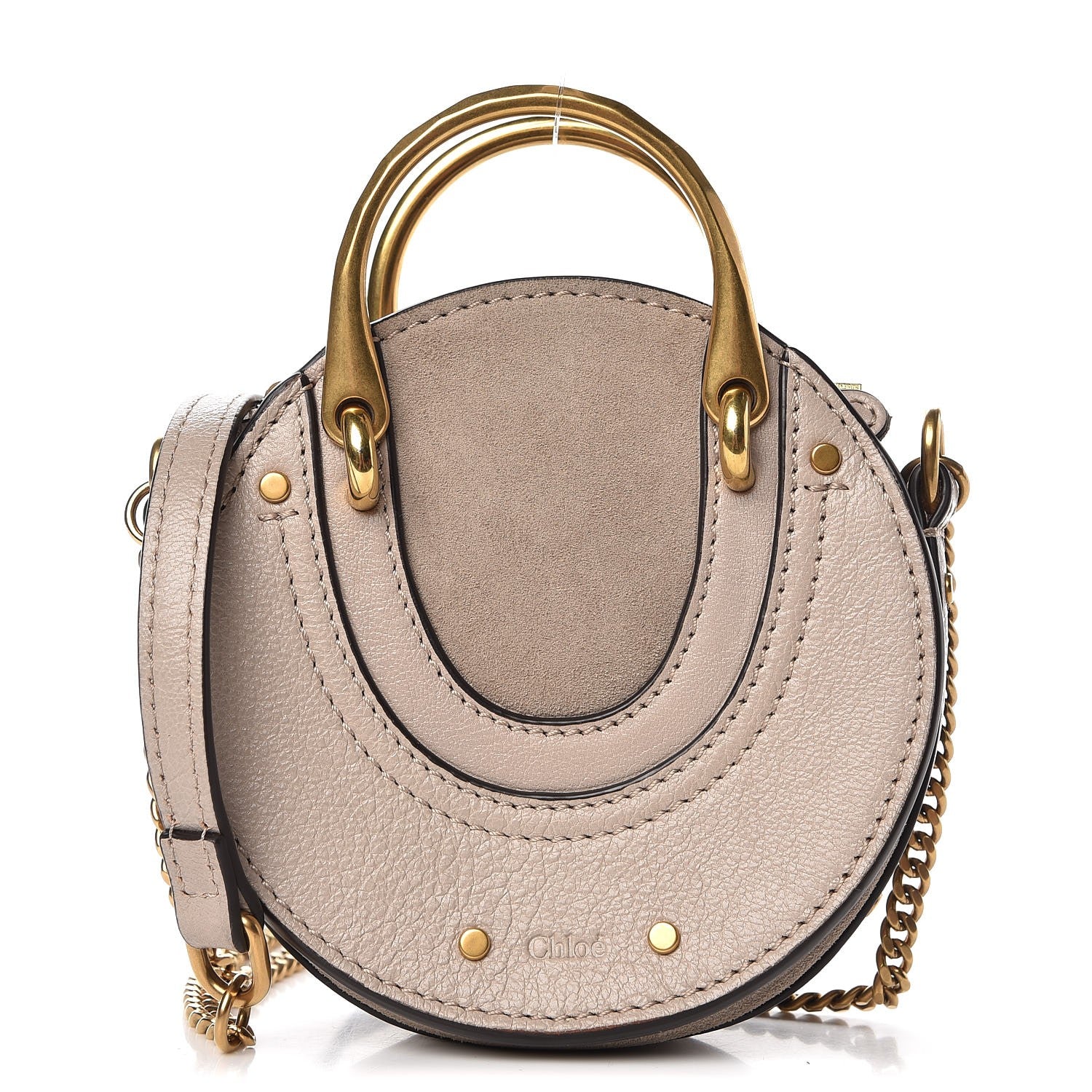 Chloe Goatskin Suede Mini Pixie Bag Motty Grey 1 of 9