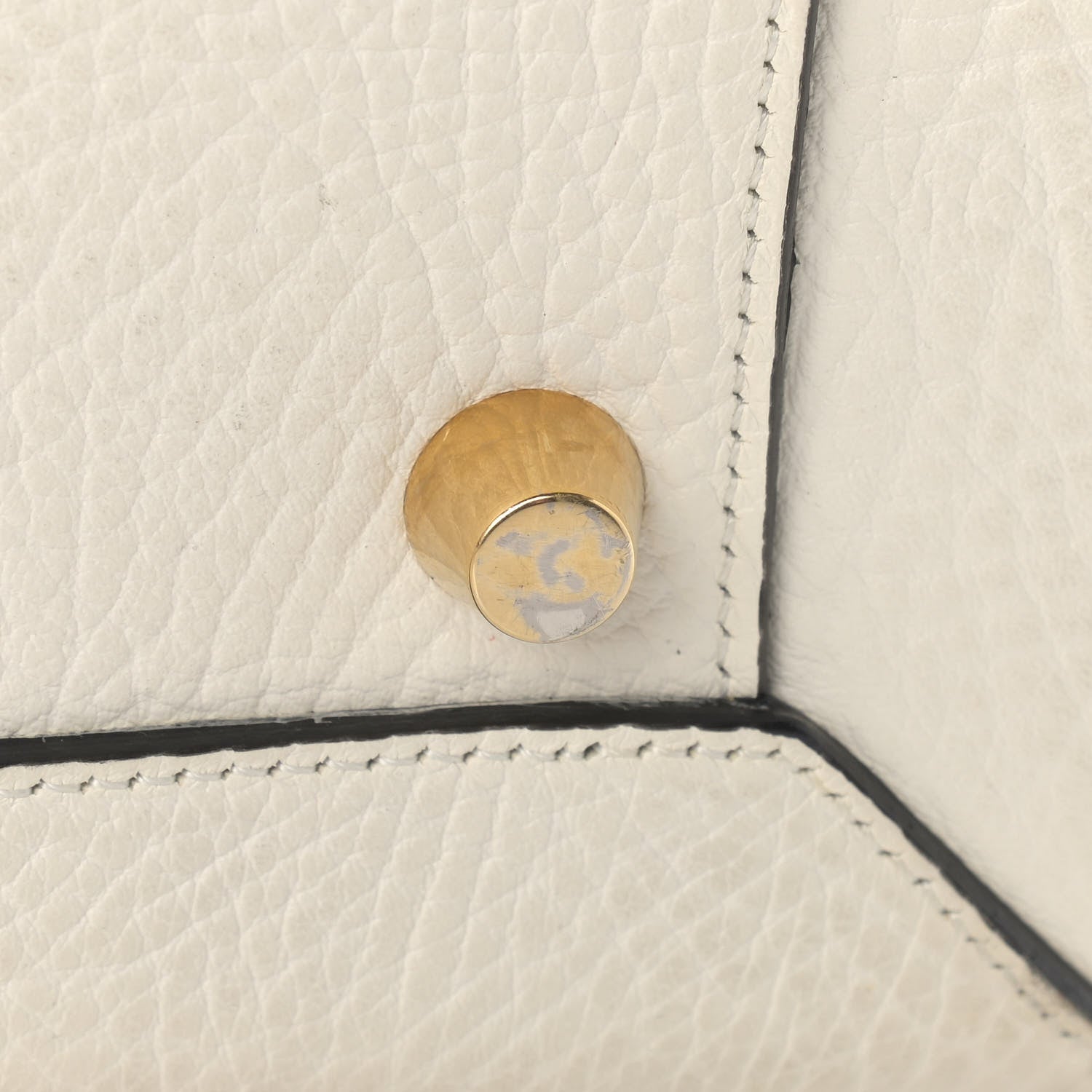 Celine Bullhide Mini Belt Bag Black White 15 of 19