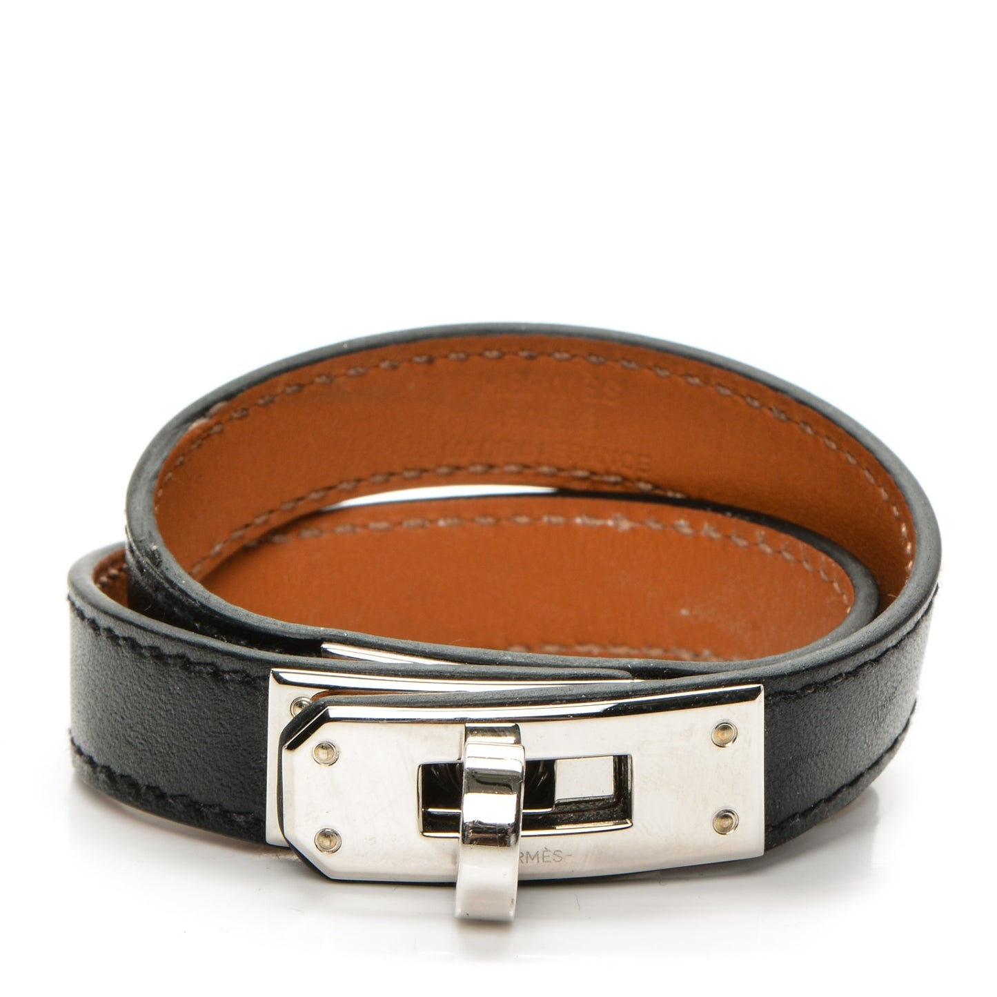 Box Kelly Double Tour Bracelet XS Black