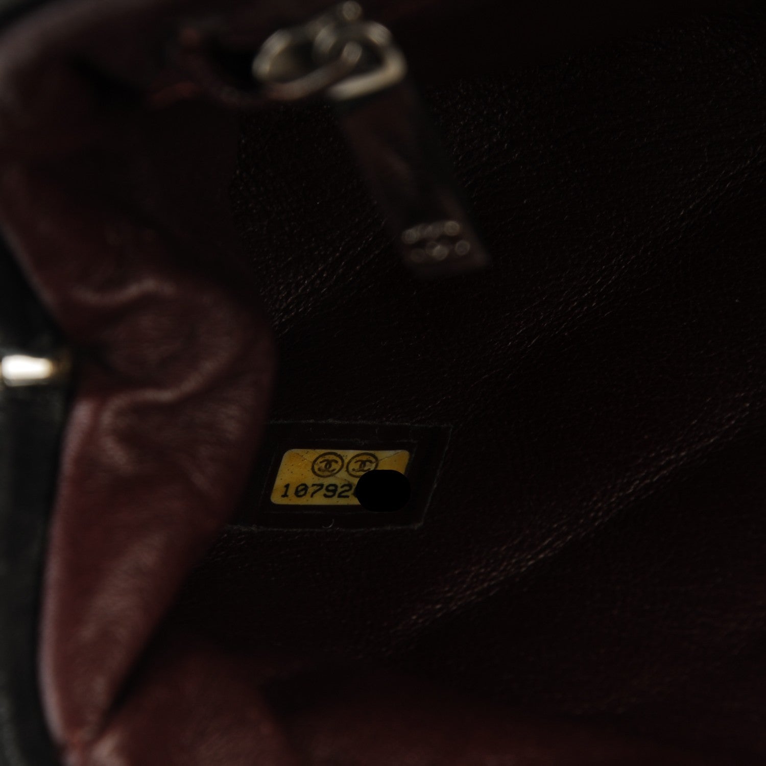 Chanel Lambskin Quilted Timeless Clutch Black 7 of 7