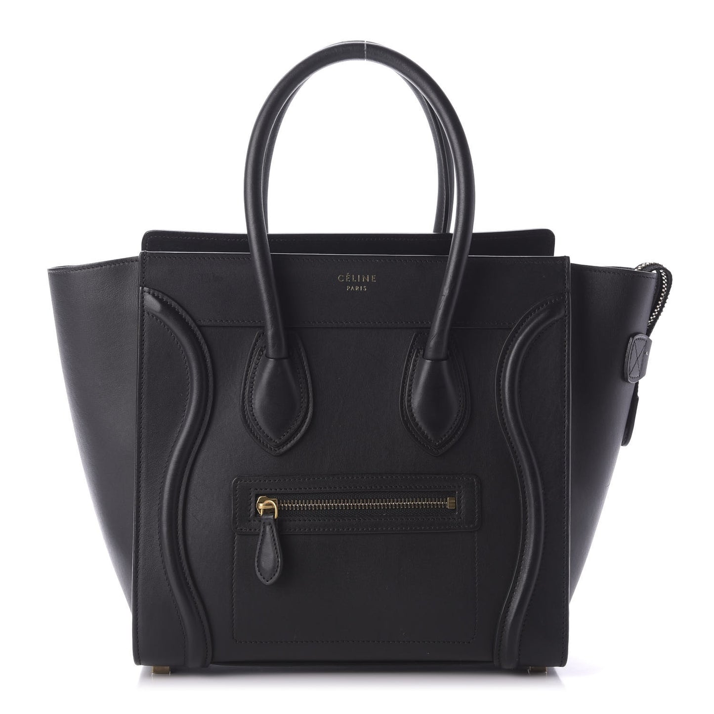 Smooth Calfskin Micro Luggage Black