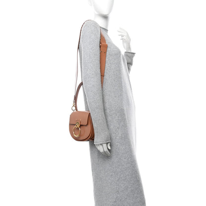 Chloe Calfskin Small Tess Bag Muted Brown 2 of 7