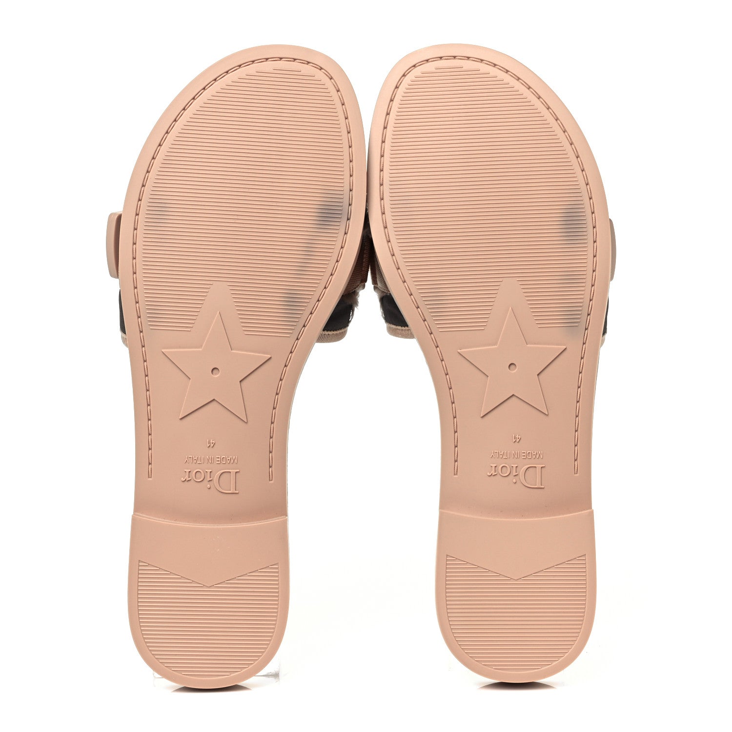 Christian Dior Canvas Nylon Camouflage Dior(e)volution Mule Slide Sandals 41 Nude 5 of 9