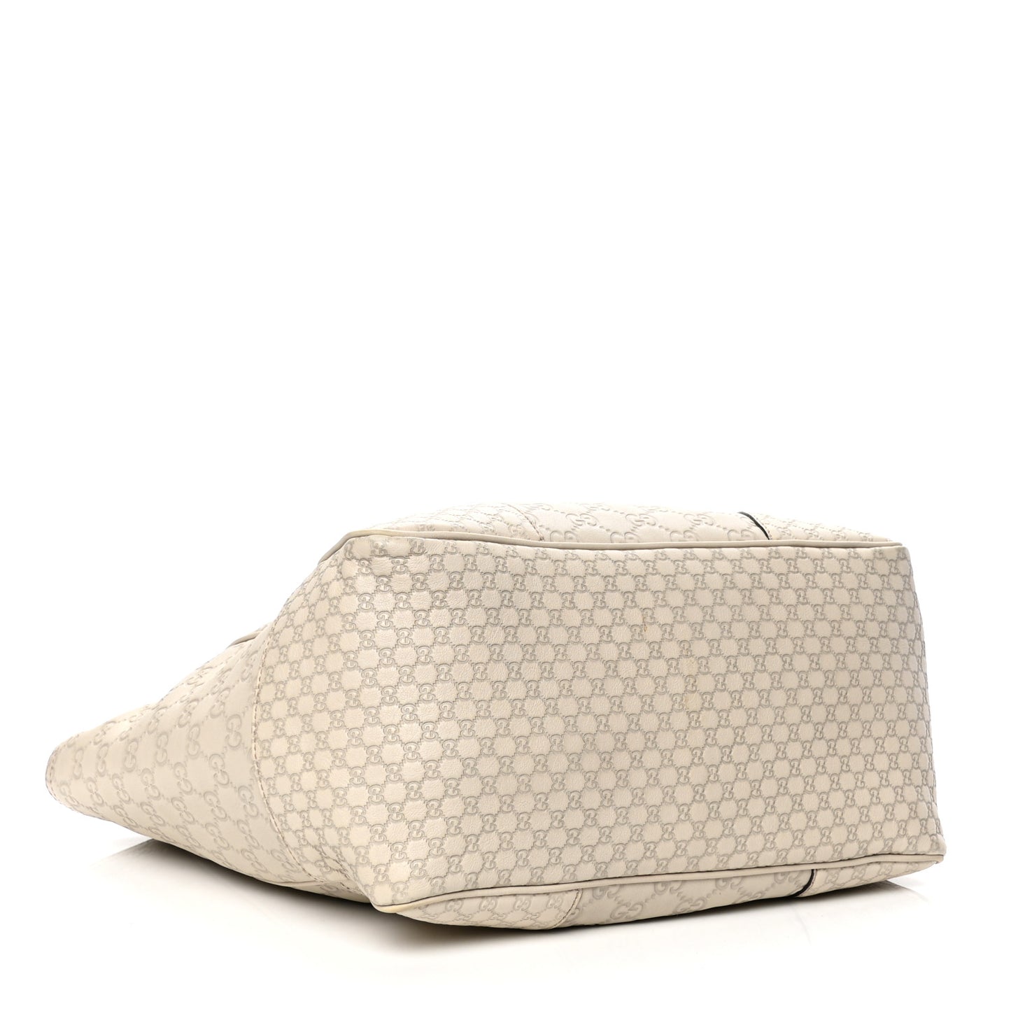 Guccissima Medium Bree Zippered Tote Off White