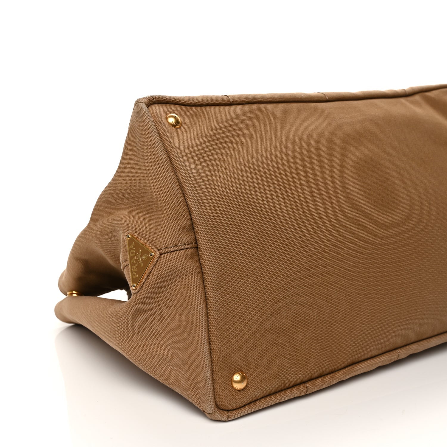 Prada Canapa Large Logo Tote Tabacco 9 of 10