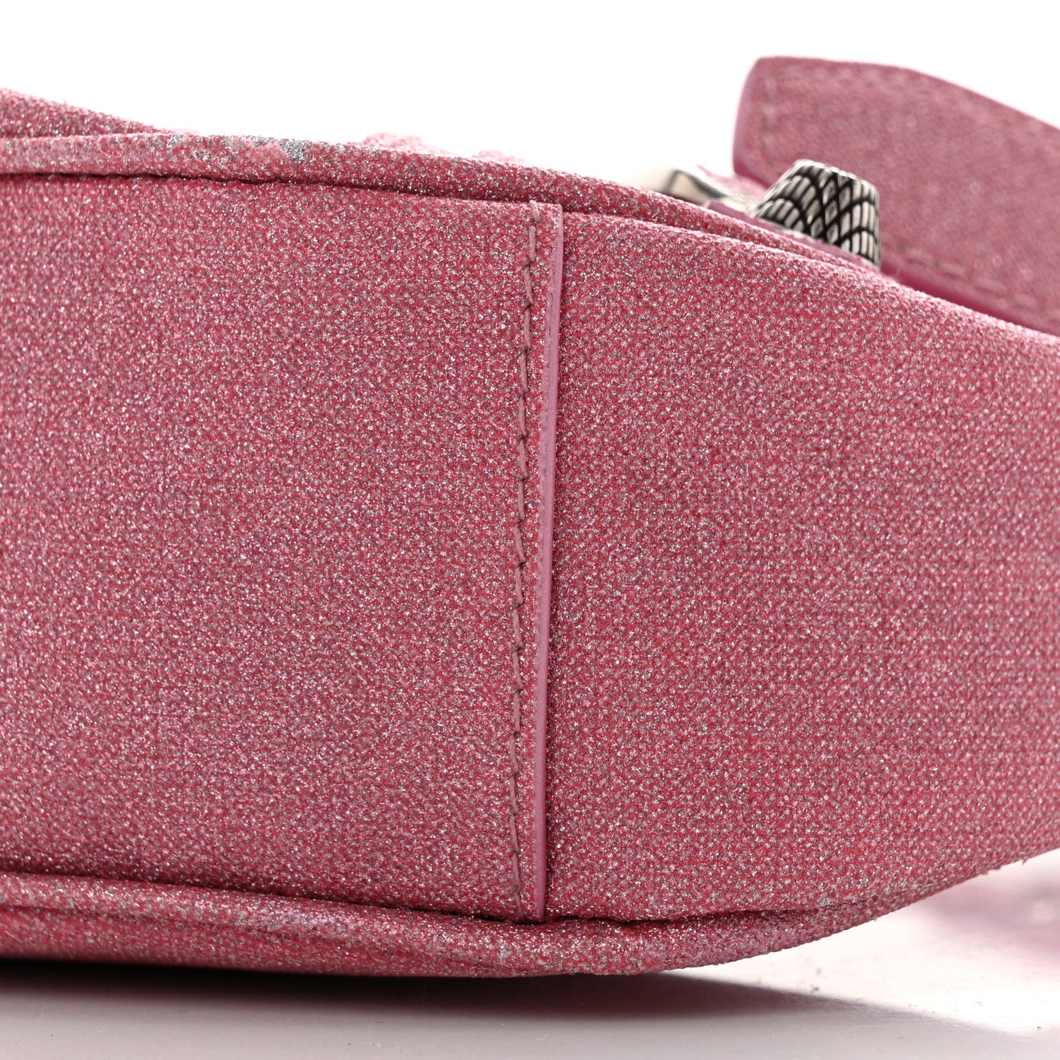 Balenciaga Sparkling Fabric Le Cagole Shoulder Bag XS Sweet Pink 11 of 11