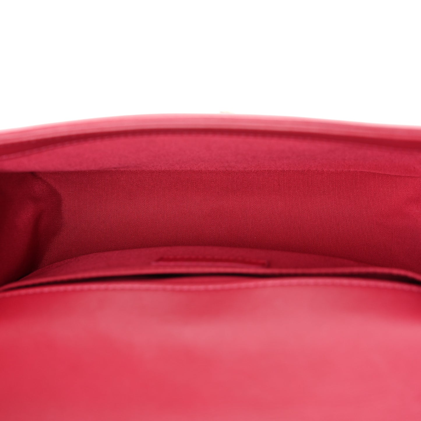 Lambskin Chevron Quilted Medium Boy Flap Dark Pink