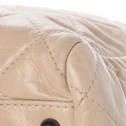 Chanel Glazed Calfskin Quilted Tote Light Beige 10 of 12